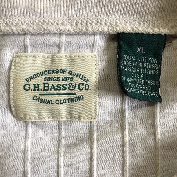 G.H. Bass & Co. 100% Cotton Thermal - Picture 5 of 6